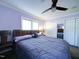 Spacious bedroom with a king-size bed and ample closet space at 1009 Deboy St, Raleigh, NC 27606