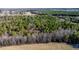 Aerial view of property showing a mix of trees and open space at 1100 Ben Smith Road Rd, Siler City, NC 27344