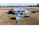 Aerial view of the house and backyard at 1100 Ben Smith Road Rd, Siler City, NC 27344