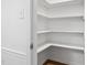 Walk-in pantry with ample shelving space for food storage at 1210 Huntsman Dr, Durham, NC 27713