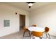 Cozy dining area with a round table and four chairs, near closet at 2206 Gathering Sq Ct # 2206, Fuquay Varina, NC 27526