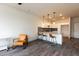 Modern kitchen features granite countertops and stainless steel appliances at 2206 Gathering Sq Ct # 2206, Fuquay Varina, NC 27526