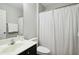Bathroom with vanity, toilet, and shower at 2225 Raven Rd # 107, Raleigh, NC 27614