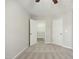 Bedroom with closet and access to hallway at 2225 Raven Rd # 107, Raleigh, NC 27614
