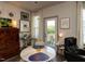 Charming dining area with a modern table and chairs, bathed in natural light at 2313 Gathering Square Ct # 2313, Fuquay Varina, NC 27526