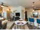 Spacious living area combines the kitchen, dining area, and comfortable seating space at 2313 Gathering Square Ct # 2313, Fuquay Varina, NC 27526