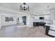 Modern kitchen with white cabinets and marble countertops at 406 Everette Ave, Clayton, NC 27520