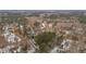 Wide aerial view of neighborhood in winter at 4139 Somerset Dr, Oxford, NC 27565