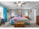 Spacious bedroom with a comfortable bed and plenty of natural light at 4139 Somerset Dr, Oxford, NC 27565
