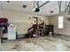Attached garage with extra storage shelves at 4139 Somerset Dr, Oxford, NC 27565