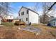 Home with deck, firepit, and backyard landscaping at 649 Mcadams Rd, Hillsborough, NC 27278
