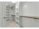 Spacious walk-in closet with custom shelving and ample storage at 8005 Sundance Cir, Durham, NC 27713