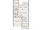 Detailed floor plan showcasing the layout of the home with labeled rooms and dimensions at 1031 Coldspring Circle, Durham, NC 27705