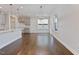 Dining area with hardwood floors and natural light at 137 Alderbranch Cir, Garner, NC 27529
