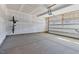 This spacious garage provides ample storage and features a bike rack at 137 Alderbranch Cir, Garner, NC 27529