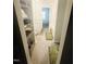 Main bathroom with access to linen closet and bedroom at 159 Bywood Dr, Roxboro, NC 27573