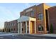 Impressive brick building with classic architectural features and a welcoming entrance at 203 Broomgrove Way, Wake Forest, NC 27587