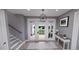 Bright and airy entryway with a view into the living room at 2417 Bivins Rd, Durham, NC 27712