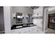 Modern bathroom with double vanity, large shower, and walk-in closet at 2423 Bivins Rd, Durham, NC 27712