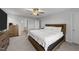 Spacious bedroom with king-size bed and ensuite bathroom at 263 Langdon Chase Way, Selma, NC 27576