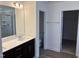 Double vanity bathroom with access to shower and toilet at 4937 S Trout Crest, Raleigh, NC 27604