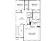 Second floor layout with owner's suite, loft, and 2 bedrooms at 4937 S Trout Crest, Raleigh, NC 27604