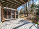 A partially-covered deck area overlooks the backyard at 501 Queensferry Rd, Cary, NC 27511