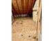 Unfinished attic with plywood flooring and insulation at 59 Mar-Joy Dr, Dunn, NC 28334