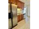 Kitchen features stainless steel appliances and wood cabinets at 59 Mar-Joy Dr, Dunn, NC 28334