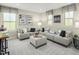 Spacious Gathering room with sectional sofa and coffee table at 8829 Tartan Clan Dr, Willow Springs, NC 27592