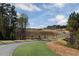Landscaped road winding through Bridgeberry Holly Springs with mature trees at 101 Cloud Berry Ln, Holly Springs, NC 27540