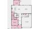 First floor plan showcasing kitchen, gathering room, and garage at 101 Cloud Berry Ln, Holly Springs, NC 27540