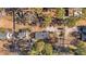 Aerial view showcasing the home's location and neighborhood at 1117 Beechwood Dr, Rocky Mount, NC 27803
