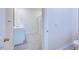 Clean bathroom with double vanity and shower at 1132 Middlecrest Dr, Rocky Mount, NC 27804