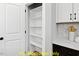 Bright walk-in pantry with ample shelving at 116 Mohave Dr, Louisburg, NC 27549