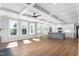 Bright, open living space with a modern kitchen and ample natural light at 1246 Jamestowne Dr, Elon, NC 27244