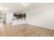 Open concept kitchen with island and dark cabinetry at 1701 Mallard Trace Dr, Wendell, NC 27591