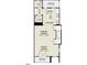 Detailed floor plan showing the layout of the first floor with the kitchen, dining, and Gathering rooms at 201 Broomgrove Way, Wake Forest, NC 27587