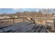 Wooden deck overlooking backyard and wooded area at 210 Alfalfa Ct, Smithfield, NC 27577