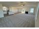 Open floor plan with kitchen and living area at 241 Magnolia Run Way, Benson, NC 27504