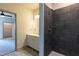 Bathroom with vanity, sink, and a large walk-in shower at 2426 Gathering Square Ct # 2426, Fuquay Varina, NC 27526