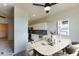 Bright dining area with table and chairs, kitchen and living room views at 2426 Gathering Square Ct # 2426, Fuquay Varina, NC 27526