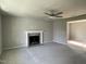 Spacious living room with fireplace and carpet flooring at 309 Starry Sky Dr, Benson, NC 27504