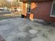 Concrete patio area in need of cleaning at 404 W Ninth St, Siler City, NC 27344