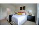 Spacious bedroom with large bed and access to bathroom at 1133 Middlecrest Dr, Rocky Mount, NC 27804
