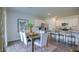 Open concept dining area adjacent to kitchen at 1133 Middlecrest Dr, Rocky Mount, NC 27804