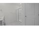Modern bathroom with shower and double vanity at 1141 Middlecrest Dr, Rocky Mount, NC 27804