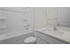 A well-lit bathroom with a shower/tub combo at 1141 Middlecrest Dr, Rocky Mount, NC 27804