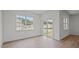 Bright dining area with sliding glass door leading to backyard at 1141 Middlecrest Dr, Rocky Mount, NC 27804
