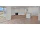 Living room with fireplace and kitchen island view at 1141 Middlecrest Dr, Rocky Mount, NC 27804